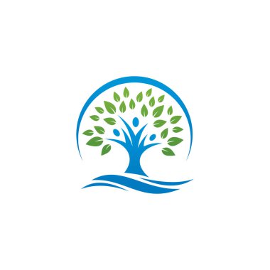 Sağlık merkezi logo tasarımı konsepti. Spa ve masaj sembolü şablonu. Sağlıklı yaşam tarzı yaratıcı simge düzeni