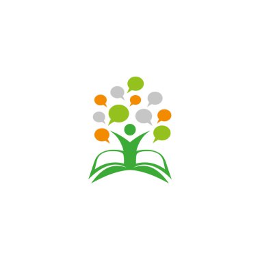 Sağlık merkezi logo tasarımı konsepti. Spa ve masaj sembolü şablonu. Sağlıklı yaşam tarzı yaratıcı simge düzeni.