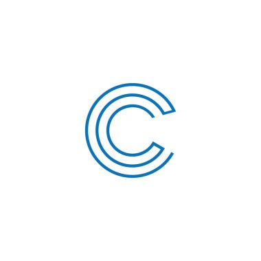 C Harfi Logo Tasarımı ve Yaratıcı Modern Moda Tipografisi