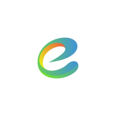 E Harfi Logo Tasarımı ve Yaratıcı Modern Moda Tipografisi