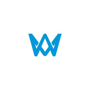 W Harfi Logo Tasarımı ve Yaratıcı Modern Moda Tipografisi