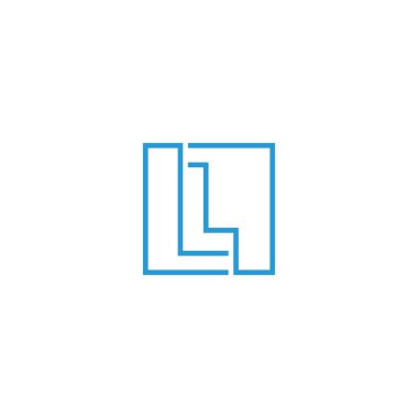 L Harfi Logo Tasarımı ve Yaratıcı Modern Moda Tipografisi