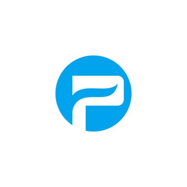 P Harfi Logo Tasarımı ve Yaratıcı Modern Moda Tipografisi