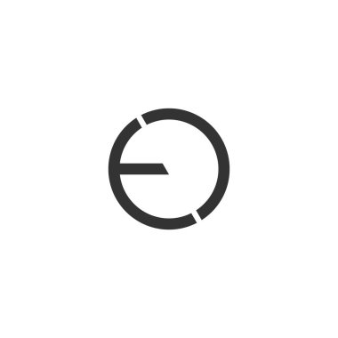 E Harfi Logo Tasarımı ve Yaratıcı Modern Moda Tipografisi