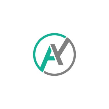 AY Letter Logo Tasarımı ve Yaratıcı Modern Moda Tipografisi