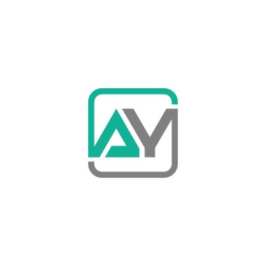 AY Letter Logo Tasarımı ve Yaratıcı Modern Moda Tipografisi