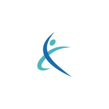 Logo tasarımı konsepti. Spa ve masaj sembolü şablonu. Sağlıklı yaşam tarzı yaratıcı simge düzeni.