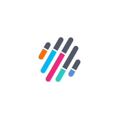 Minimalist logo tasarımı. Yaratıcı logo. Güzel ve basit element.