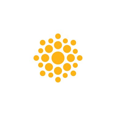 Teknoloji logo şablon vektör simgesi