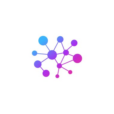 Teknoloji logo şablon vektör simgesi