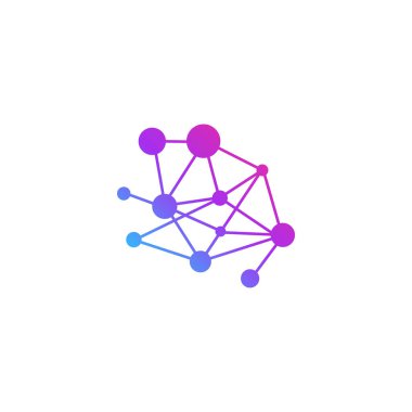 Teknoloji logo şablon vektör simgesi