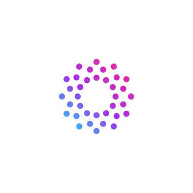 Teknoloji logo şablon vektör simgesi