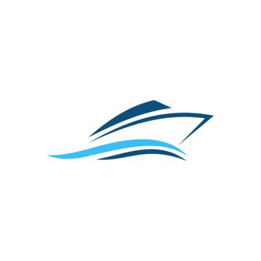 Cruise ve Deniz Logosu Tasarım Vektörü