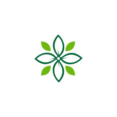 Vektör Logo Şablonu. Tıbbi sağlık logosu tasarım şablonu.