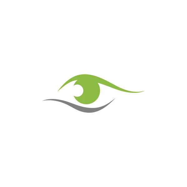 Kreativa Ögon Koncept Logotyp Design Mall — Stock vektor