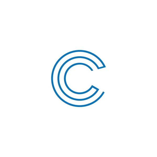 Letter Logo Design Creative Modern Trendy Typography — 스톡 벡터