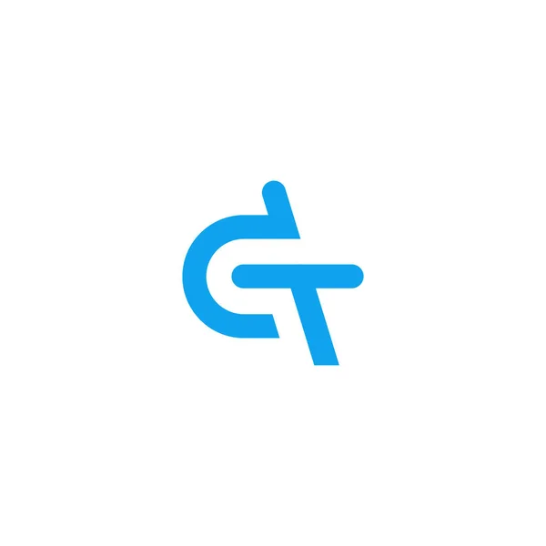 Letter Logo Design Com Tipografia Moderna Criativa Moda — Vetor de Stock