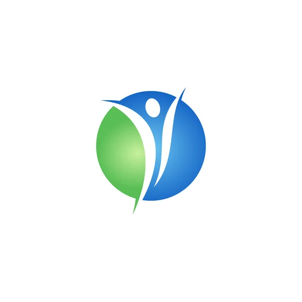 Koncepcja Projektu Logo Szablon Symbolu Spa Masażu Zdrowy Styl Życia — Wektor stockowy