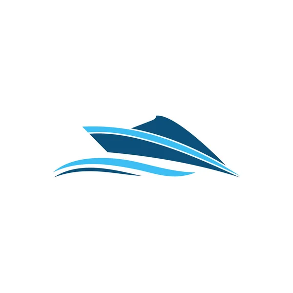 Cruise Deniz Logosu Tasarım Vektörü — Stok Vektör