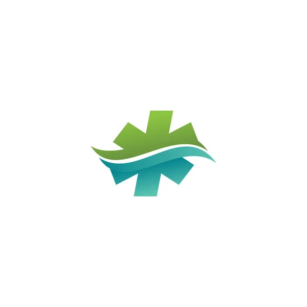 Vektör Logo Şablonu Tıbbi Sağlık Logosu Tasarım Şablonu — Stok Vektör