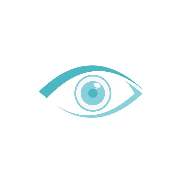 Eye Concept Logo Design Template — Stock Vector