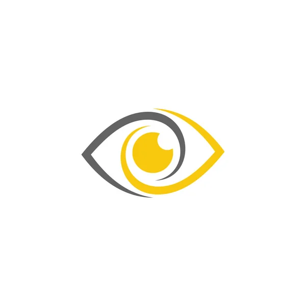 Plantilla Diseño Logotipo Eye Concept — Vector de stock