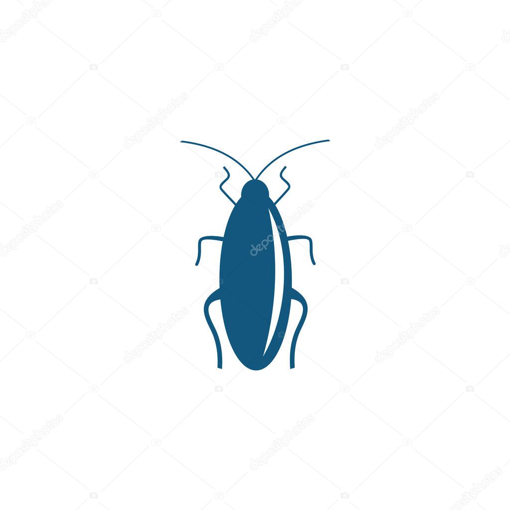 Pest Control Logo Template. Insect Vector Design. Bug Illustration