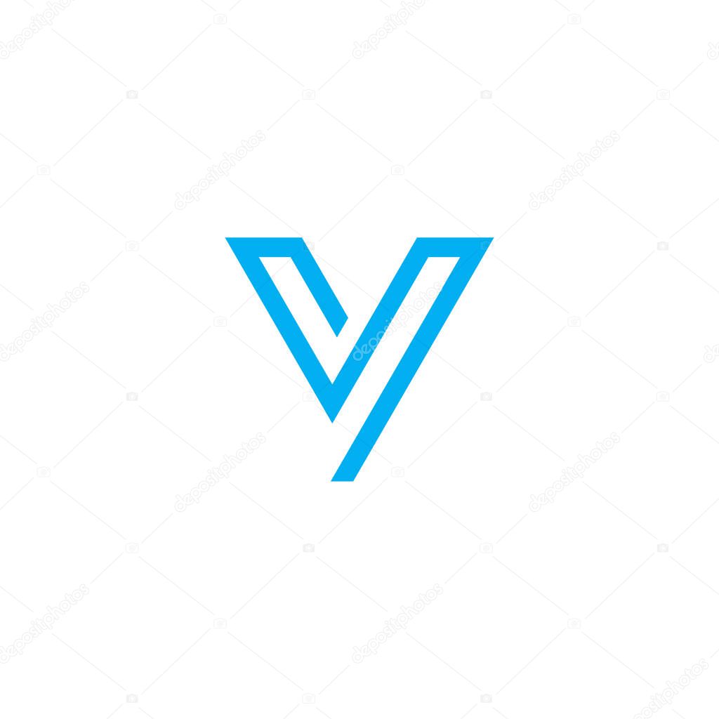Y Letter Logo Design with Creative Modern Trendy Typography