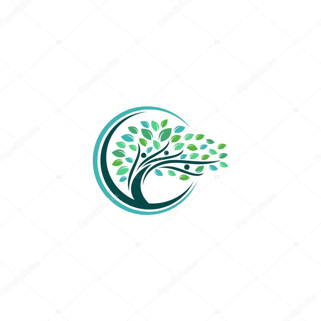 Tree Logo template vector icon design