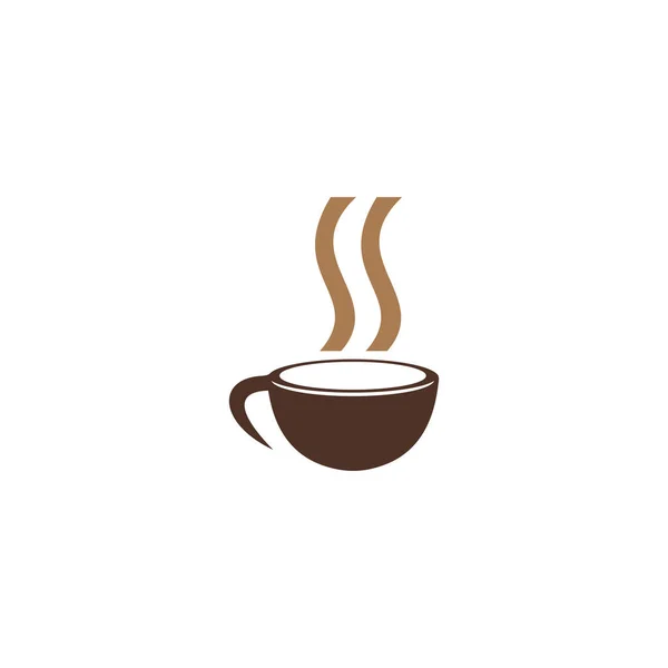 Icon设置 白色背景的分离咖啡豆 — 图库矢量图片