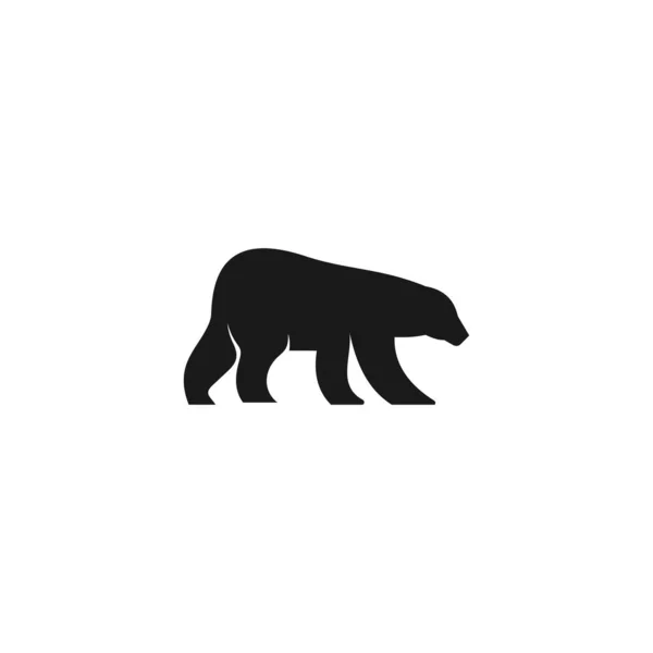 Mall För Logotyp Björnikon Vektor — Stock vektor