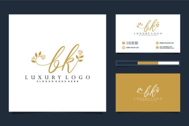 İlk kadınsı logo koleksiyonları Premium Vektör şablonu