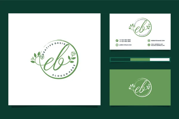 Plantilla Inicial Colecciones Logotipos Femeninos Premium Vector — Vector de stock