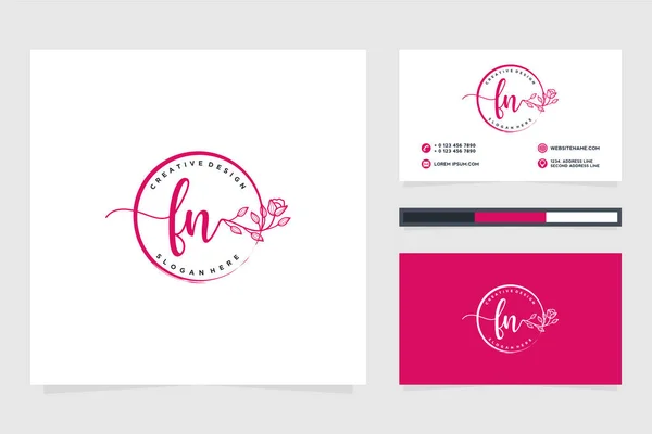 Plantilla Inicial Colecciones Logotipos Femeninos Premium Vector — Vector de stock