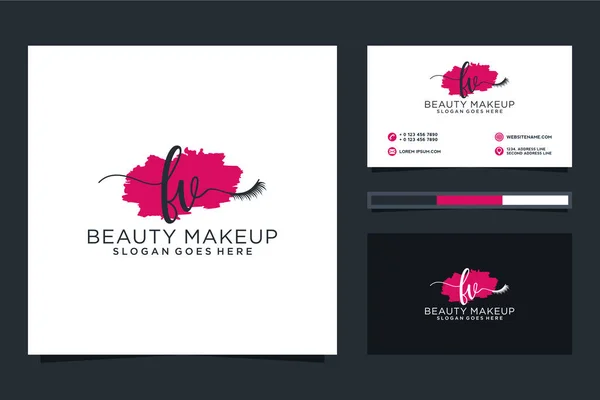 Erste Feminine Logo Kollektionen Vorlage Premium Vector — Stockvektor