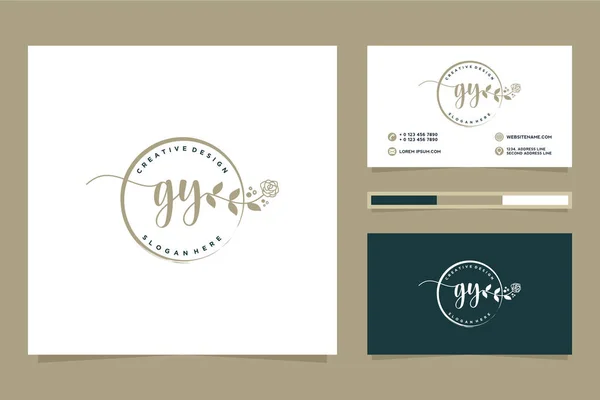 Plantilla Inicial Colecciones Logotipos Femeninos Premium Vector — Vector de stock