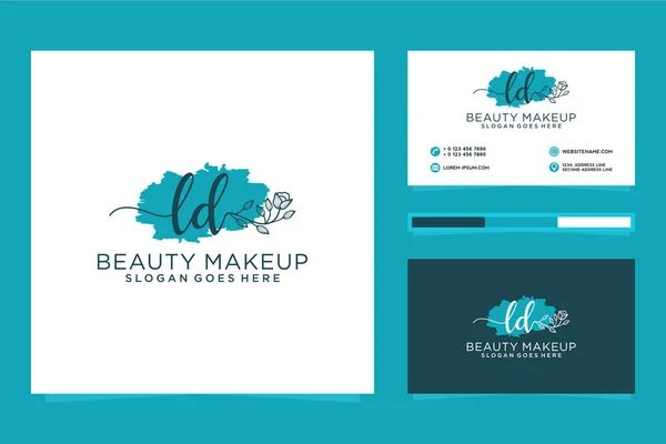 Erste Feminine Logo Kollektionen Vorlage Premium Vector — Stockvektor