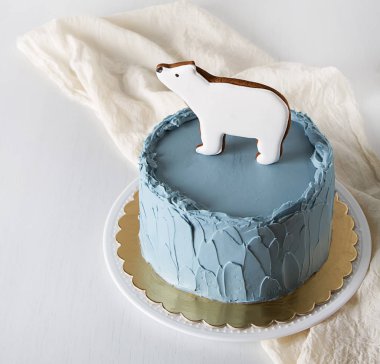 Tatil için kek. Şeker çocuklar için. Açık renkli.