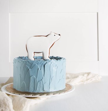 Tatil için kek. Şeker çocuklar için. Açık renkli.