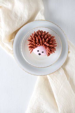 Cupcake tatil için. Şeker çocuklar için. Açık renkli.