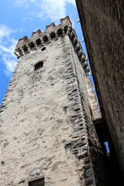 Verona, İtalya Turizm Merkezi görüntüsü gibi. Yaz saati