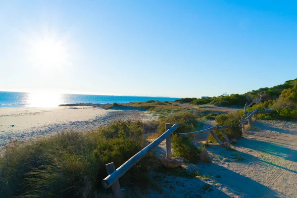 Hermosas Vistas Mar Mediterráneo Desde Punto Vista Del Faro Santa — Foto de Stock