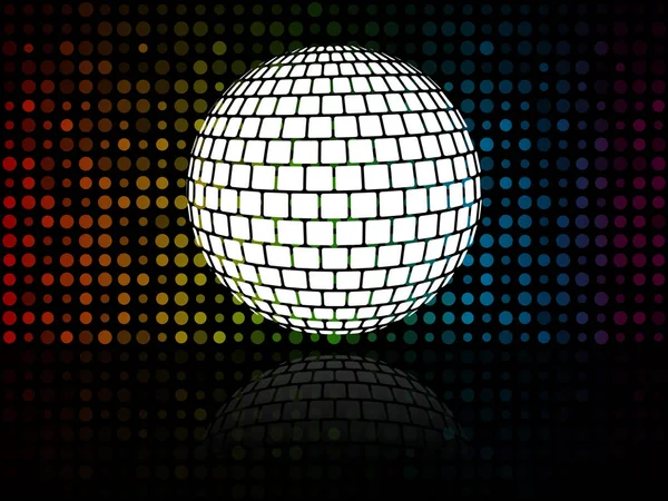 Kolorowa Ilustracja Wektorowa Disco Ball — Darmowe zdjęcie stockowe