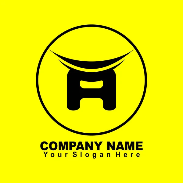 Minimalist tasarım logo vektör çizimi