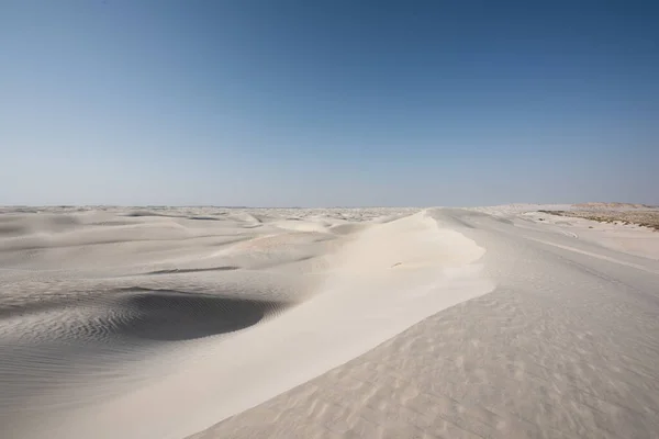 Khaluf Landscape Dunes White Sand Indian Ocean Arabian Sea Oman — Stock Photo, Image
