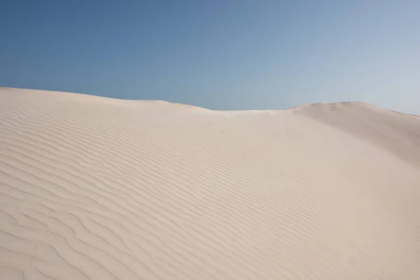 Khaluf Landscape Dunes White Sand Indian Ocean Arabian Sea Oman — Stock Photo, Image