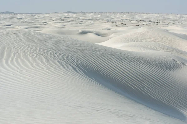 Khaluf Τοπίο Αμμόλοφους Και Λευκή Άμμο Ινδικός Ωκεανός Αραβική Θάλασσα — Φωτογραφία Αρχείου