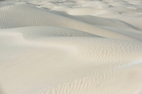 Paisagem Khaluf Com Dunas Areia Branca Oceano Índico Mar Arábico Imagem De Stock