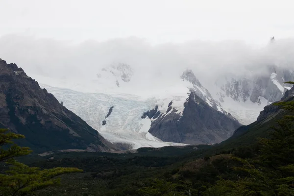 Torres Del Paine Parco Nazionale Laguna Torres Famoso Punto Riferimento — Foto Stock