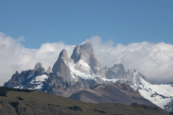 Torres Del Paine Park Narodowy Laguna Torres Słynny Zabytek Patagonii — Zdjęcie stockowe